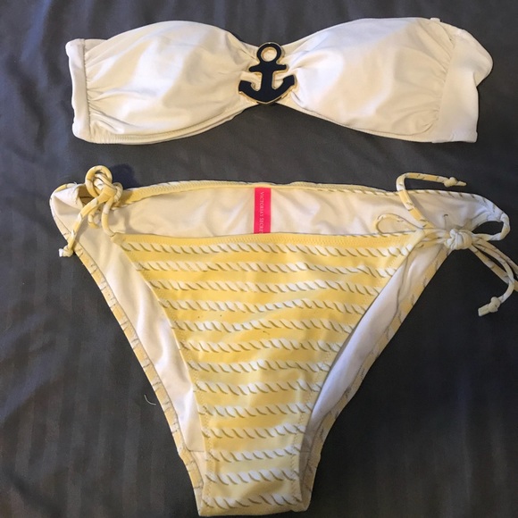 Victoria’s Secret Yellow Anchor Bikini - Picture 2 of 3